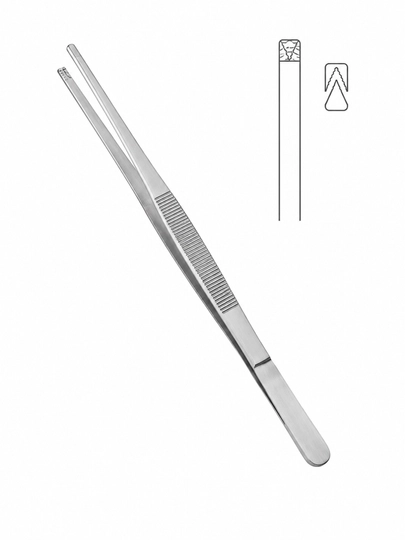 Пинцет медицинский, Россия — ANSORUZ-PINSET-anat20-pins20-lapch16