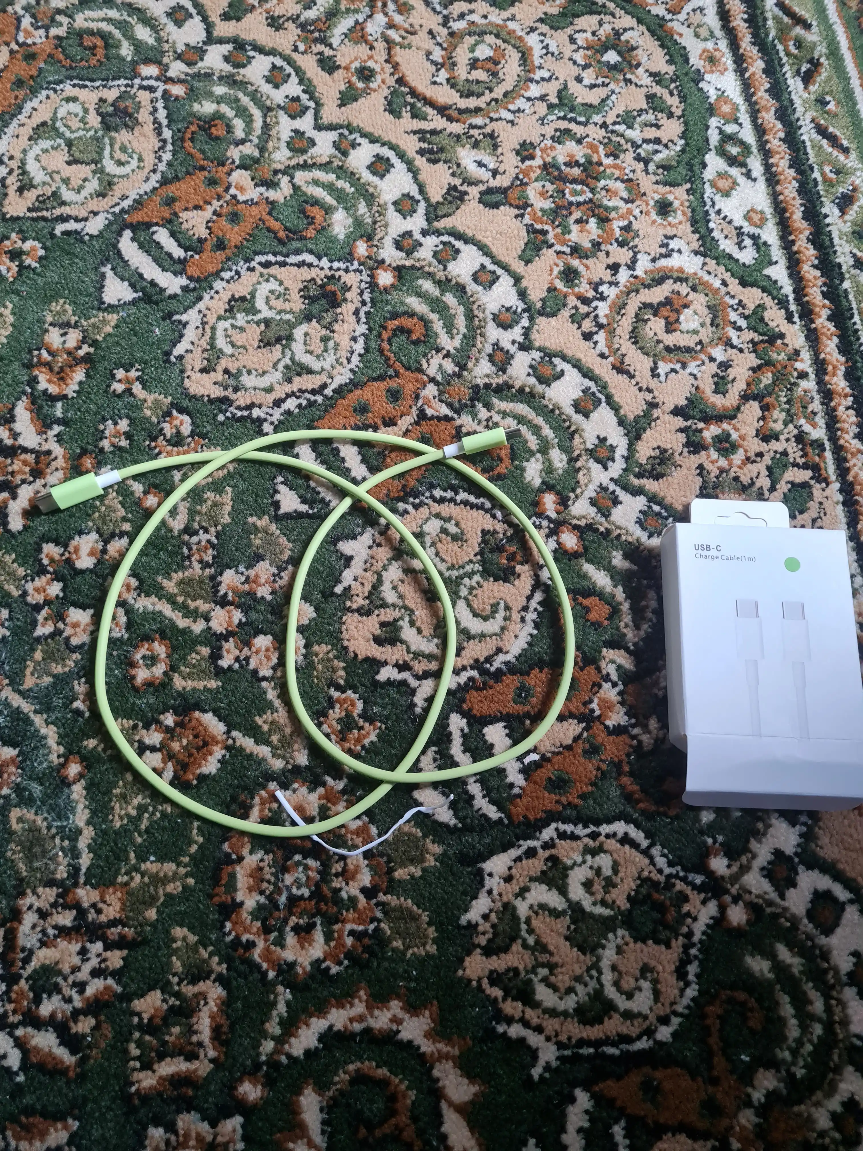 USB Type-C 3.1 kabel, 6A, tez zaryadlash va ma’lumot uzatish uchun
