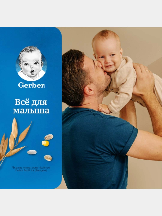 Bo'tqa Gerber, suli, banan va olma, 180 g