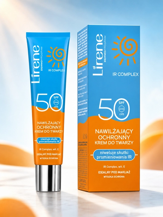 Крем для лица Lirene SPF50+ UVA MAX — это эффективное средство с высоким уровнем защиты - 