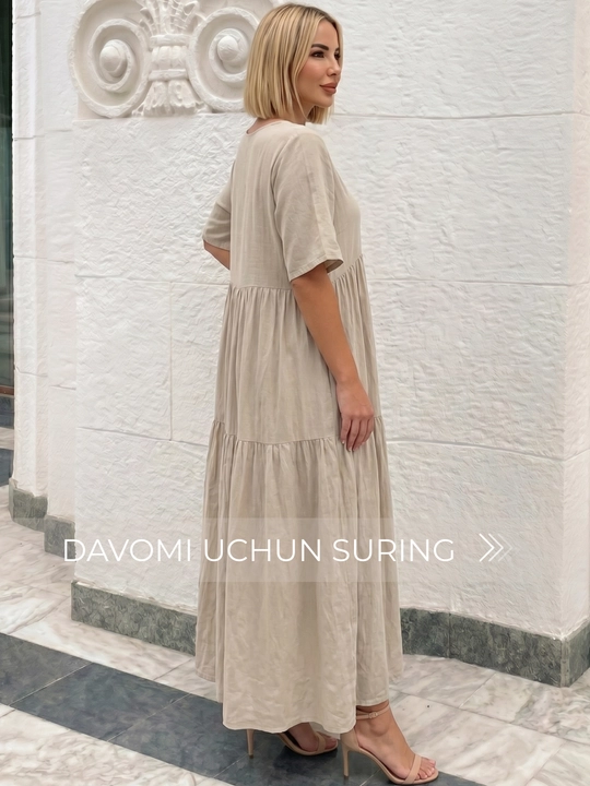 Платье женское летнее, 100% хлопок, больших размеров - Elly Fashion