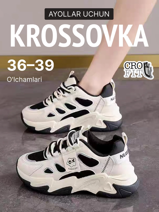 Krossovkalar ayollar uchun kuzgi, ayollar oyoq kiyimi, krasovka, o'lcham 36-40