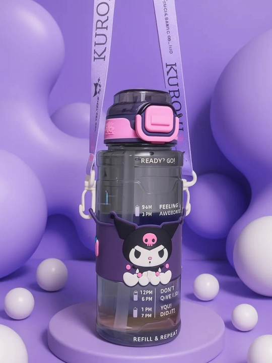 Kuromi yozgi suv uchun bolalar sport shishasi, 800 ml