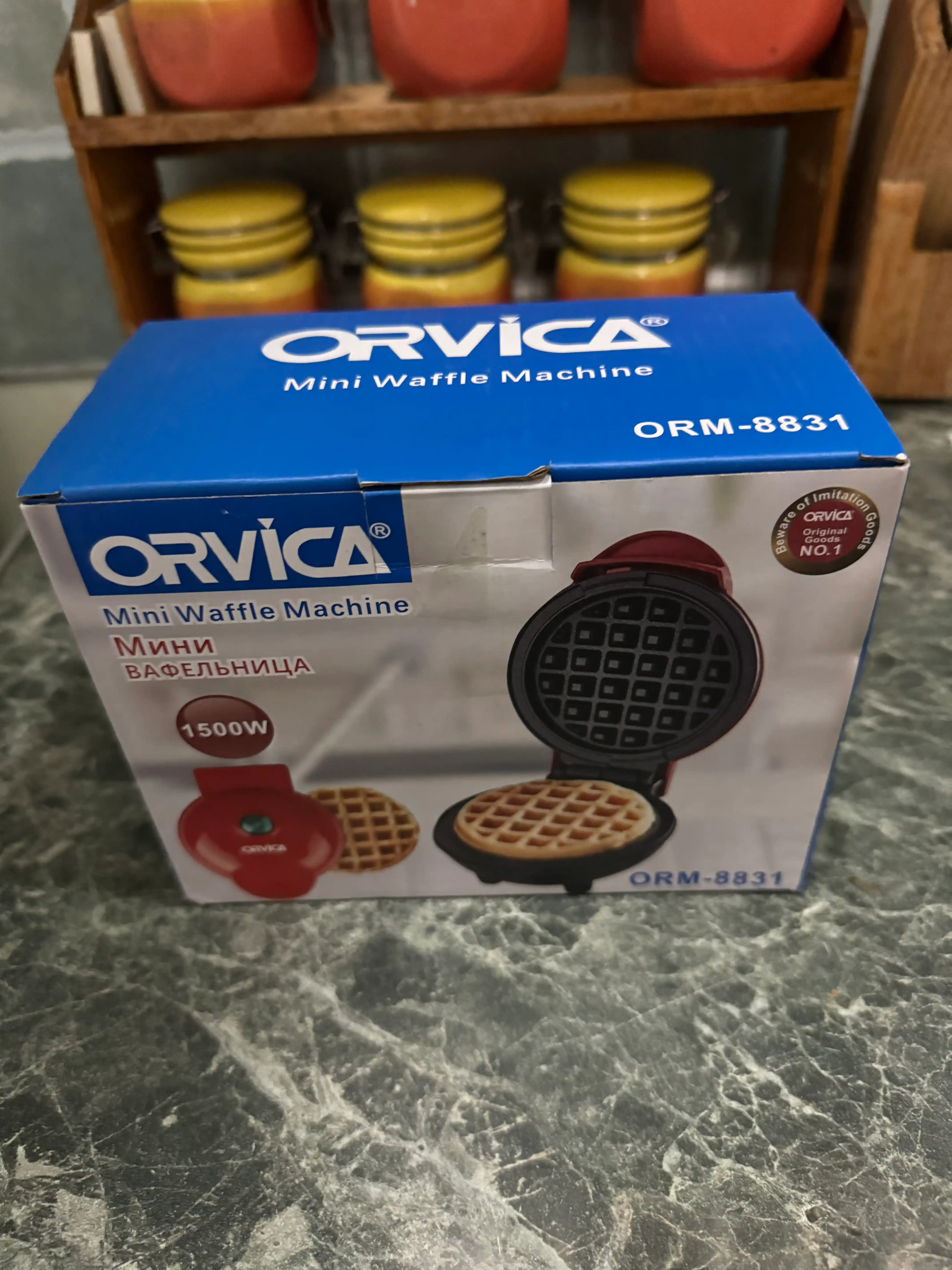 Mini vafelnitsa, Vena va Belgiya vafellari uchun, antiprigar qoplama bilan