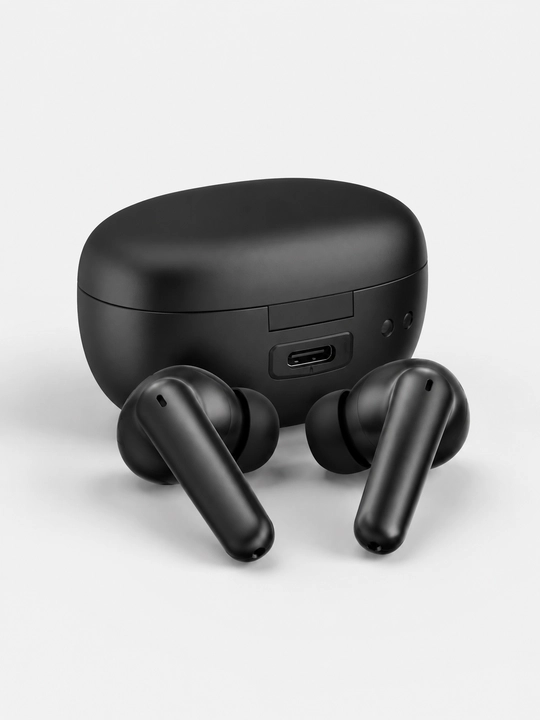 Hoco EQ100 simsiz Bluetooth quloqchin, AI tarjima funksiyasi, Bluetooth 5.4, ANC, qora