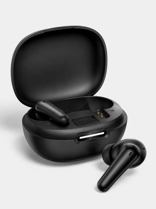 Hoco EQ100 simsiz Bluetooth quloqchin, AI tarjima funksiyasi, Bluetooth 5.4, ANC, qora