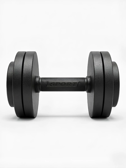Universal metall gantel, gantellar to'plami, 1kg, 25kg