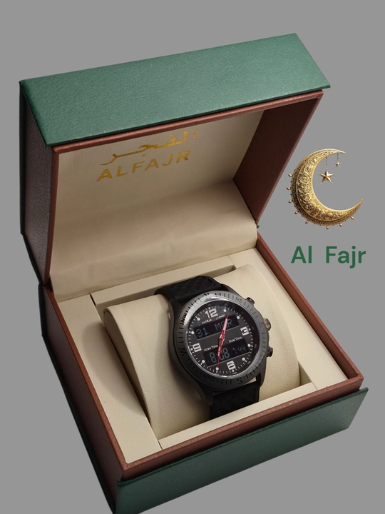 Часы ALFAJR для мужчин, с силиконовым ремешком