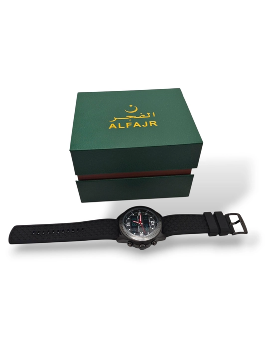 Часы ALFAJR для мужчин, с силиконовым ремешком