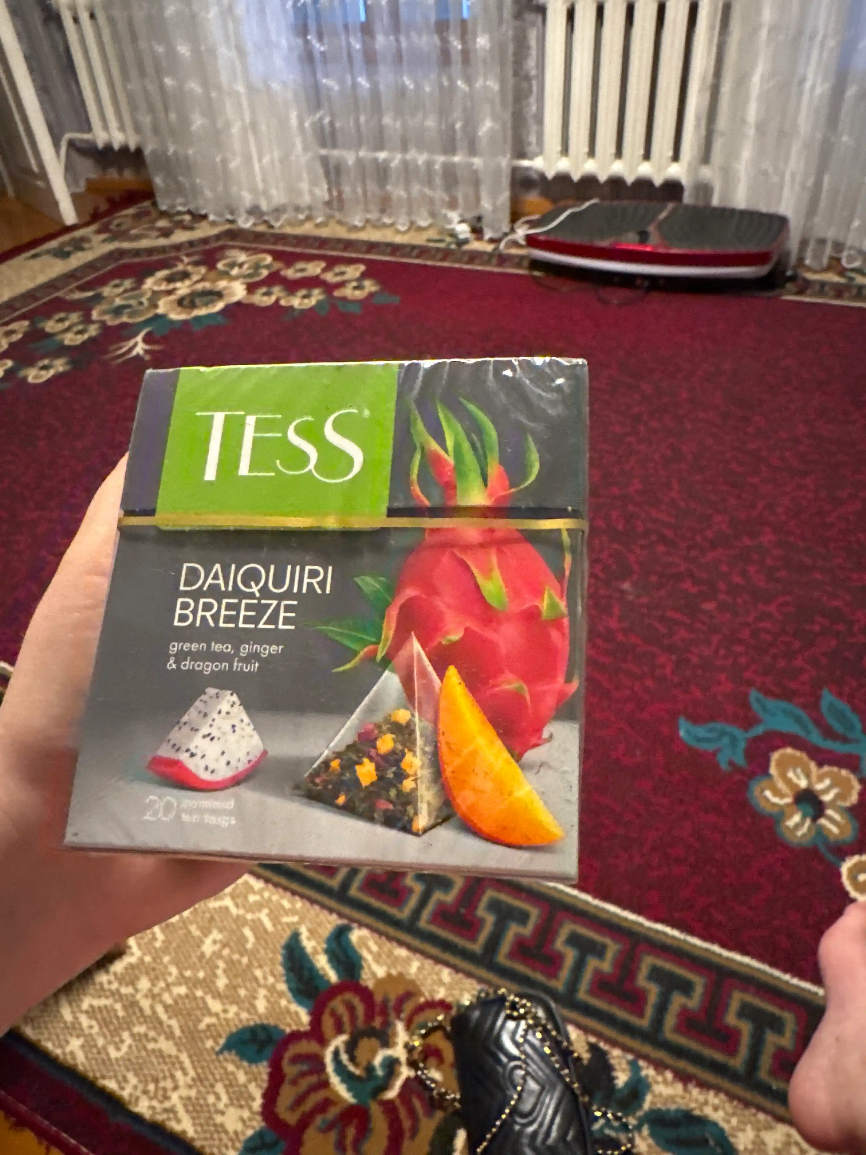 Ko'k choy Tess Daiquiri Breeze Dragon Fruit, 1.8 g, 20 piramida