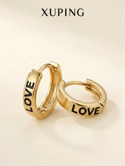 Серьги Xuping Jewelery подчеркните свою красоту — MJUNIOR-XUPMJ-ЗОЛОТ