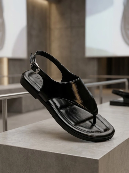 Ayollar uchun yozgi marvaridli sandal, tekis taglikli qulay bosonojka modeli - 