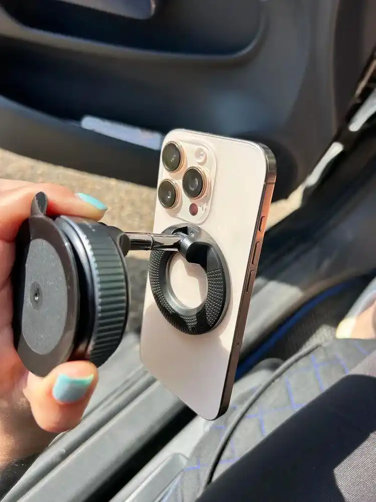 Вакуумный держатель для телефона, авто аксессуар, крепление на стекло, 360° поворот