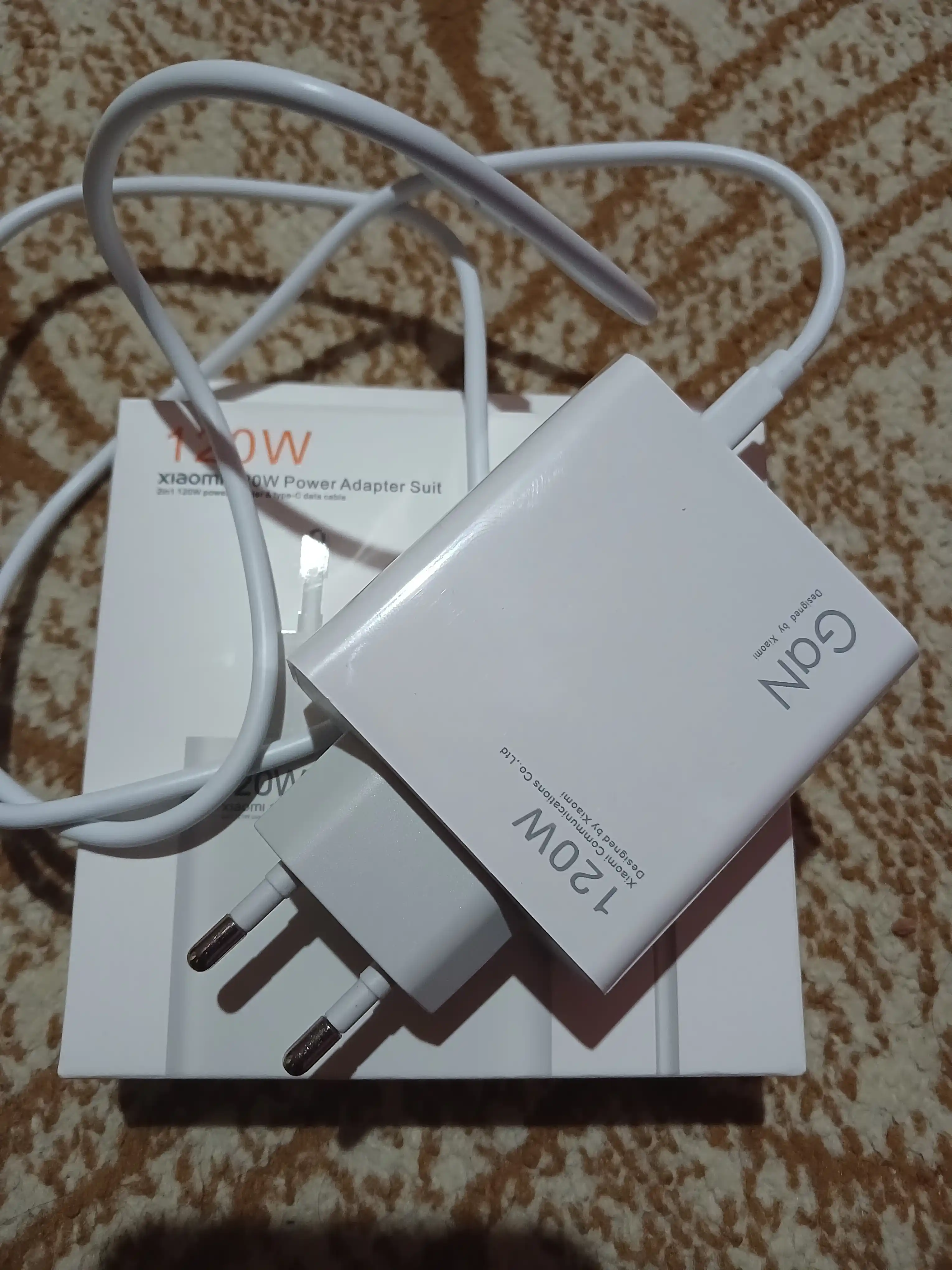 Кабель для быстрой зарядки 120 Вт Type-C для Samsung и Xiaomi Redmi