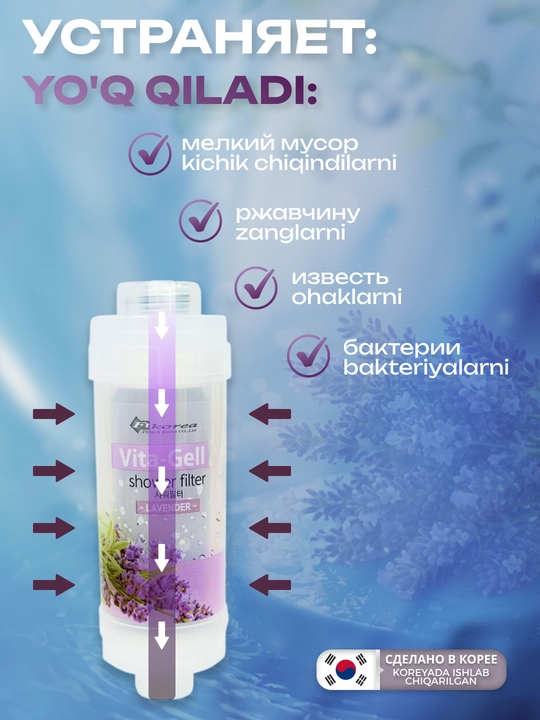 Фильтр для душа и ванны, картридж и витаминный фильтр