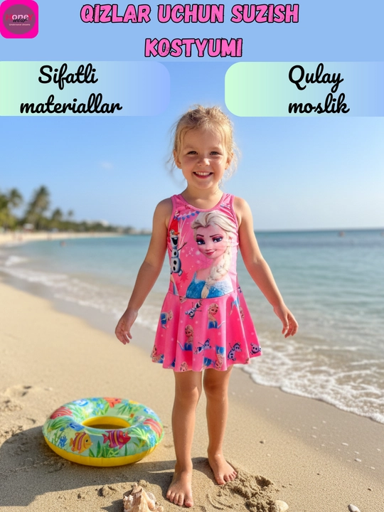 Qizlar uchun suzish kostyumi - 