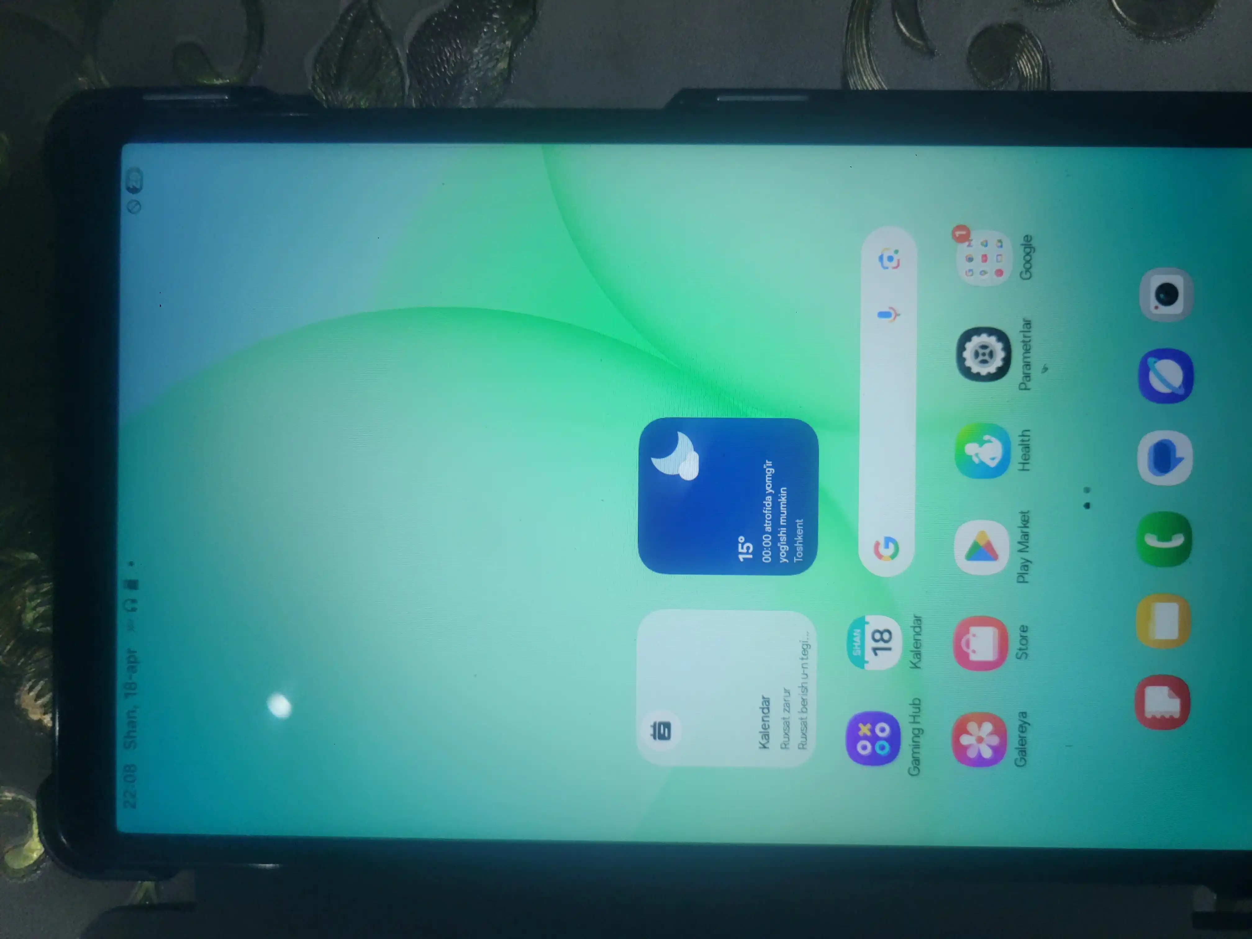 Samsung Galaxy Tab A11 plansheti, 8.7," 1340x800 (WXGA+), TFT, 90 Gs, 2 TB gacha MicroSD, 5100 mA·soat