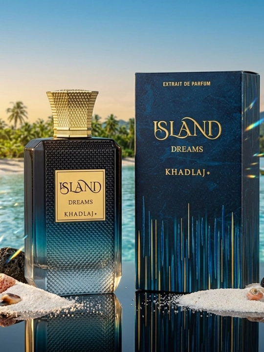 Erkaklar va ayollar uchun atir, Khadlaj Island Dreams extrait de parfum, 100 ml - 