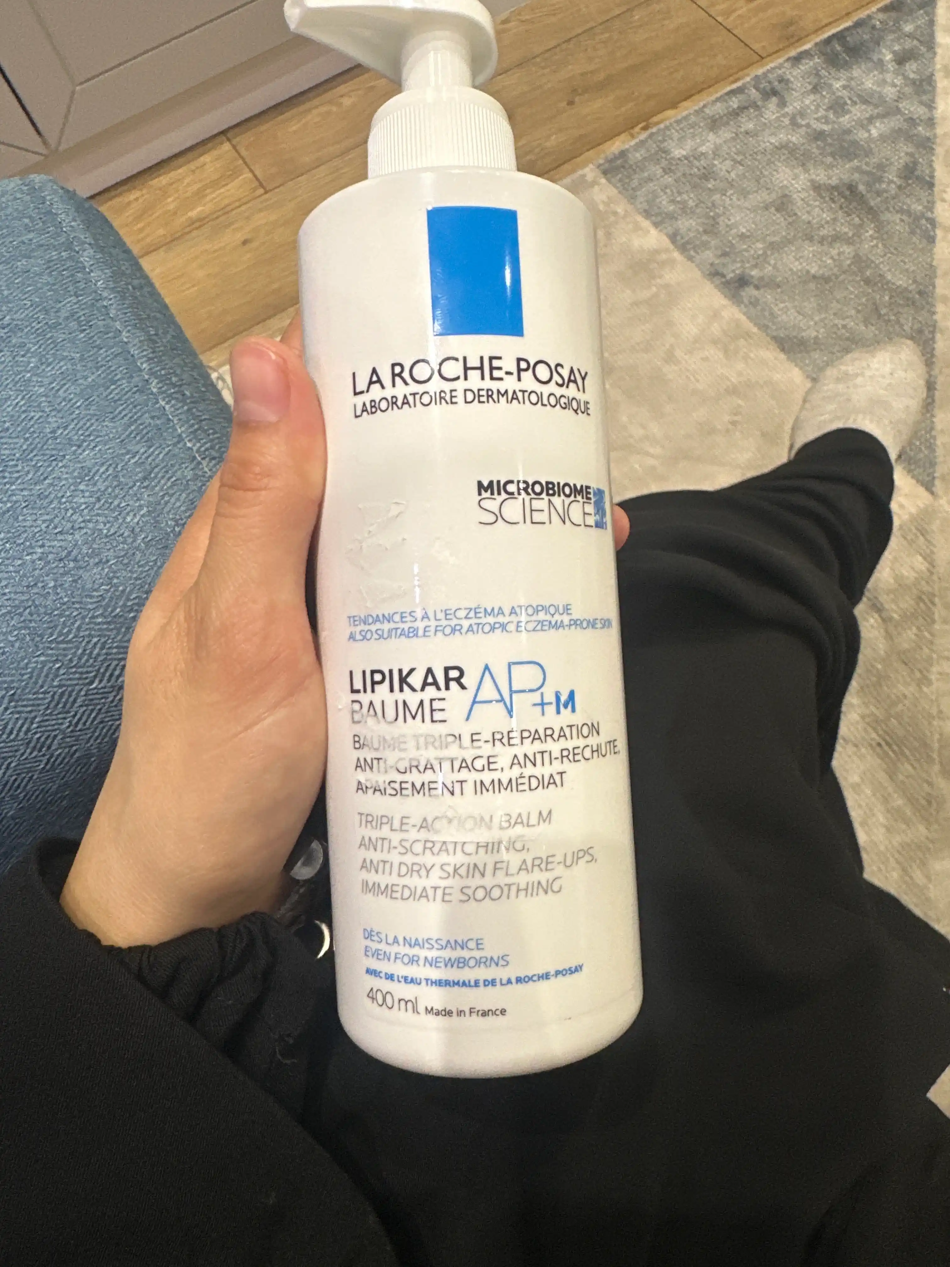 Lipitni to'ldiruvchi balzam LA ROCHE-POSAY LIPIKAR AP+M, yuz va tana uchun uch tomonlama harakat, 400 ml