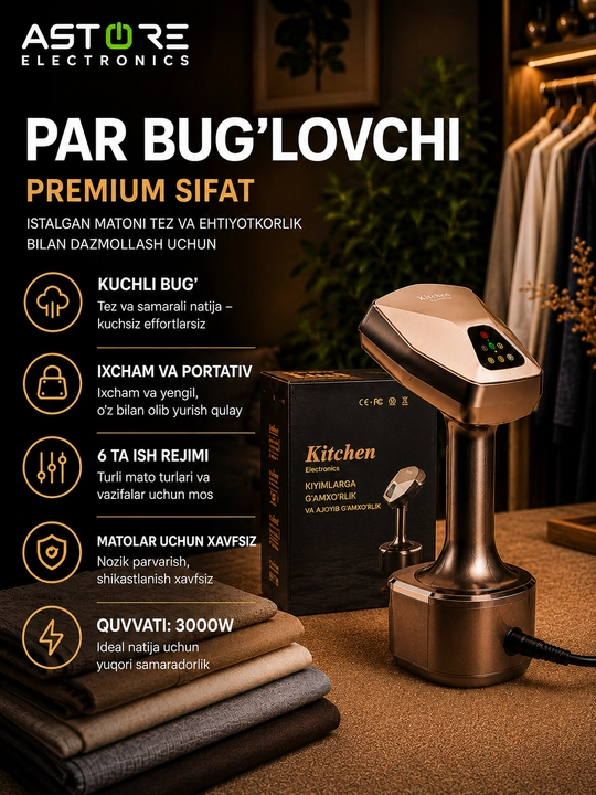 Kitchen Electronics QuickStyle-S5 premium bug‘ sovutgichi