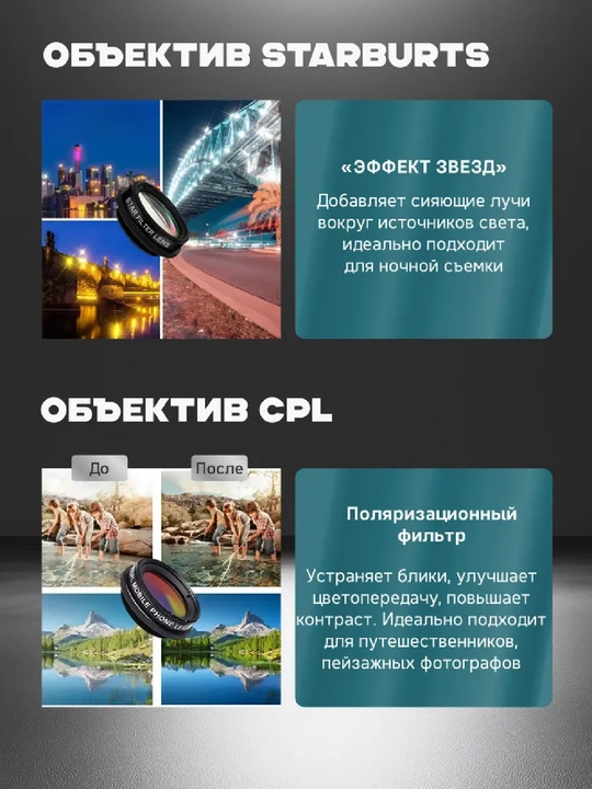 Макролинза для телефона, макро объектив для камеры, для телефона, 0.45x, 7 в 1