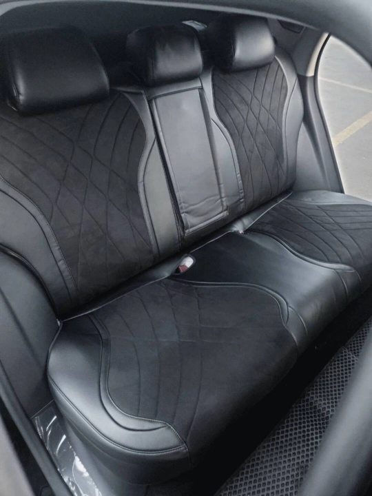 Чехол для автокресел Diamond Premium BYD Chazor, кожаное и тканевое сиденье