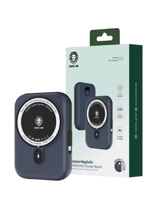Green Lion Monaco MagSafe Power Bank 20000mAh tashqi akkumulyator
