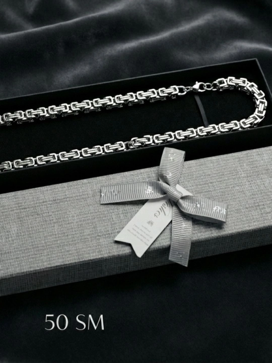 Мужская премиальная цепочка BroSteel, 50см - 