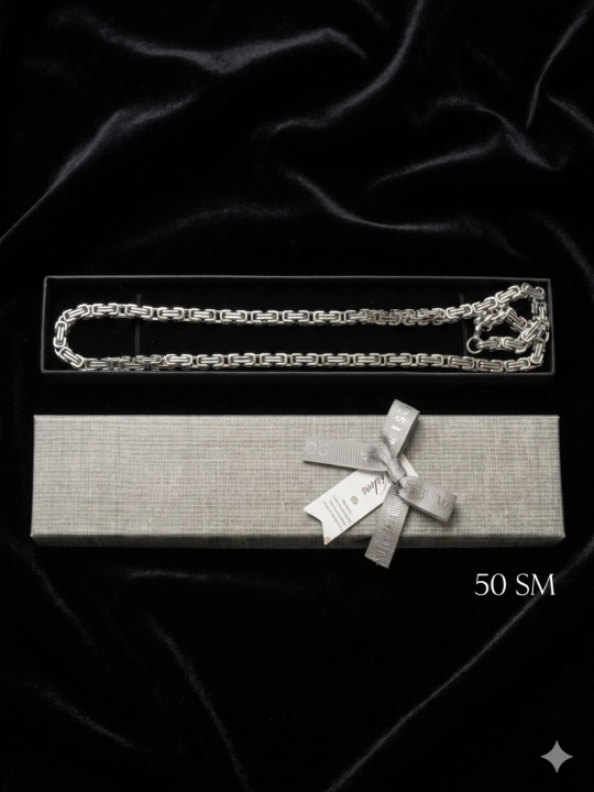 Erkaklar uchun premium boyin zanjiri BroSteel, 50sm