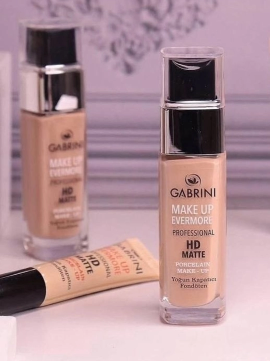 Gabrini matlovchi tonal kremi, HD Matte Make up Evermore foundation, 30ml, Gabrini tonalka