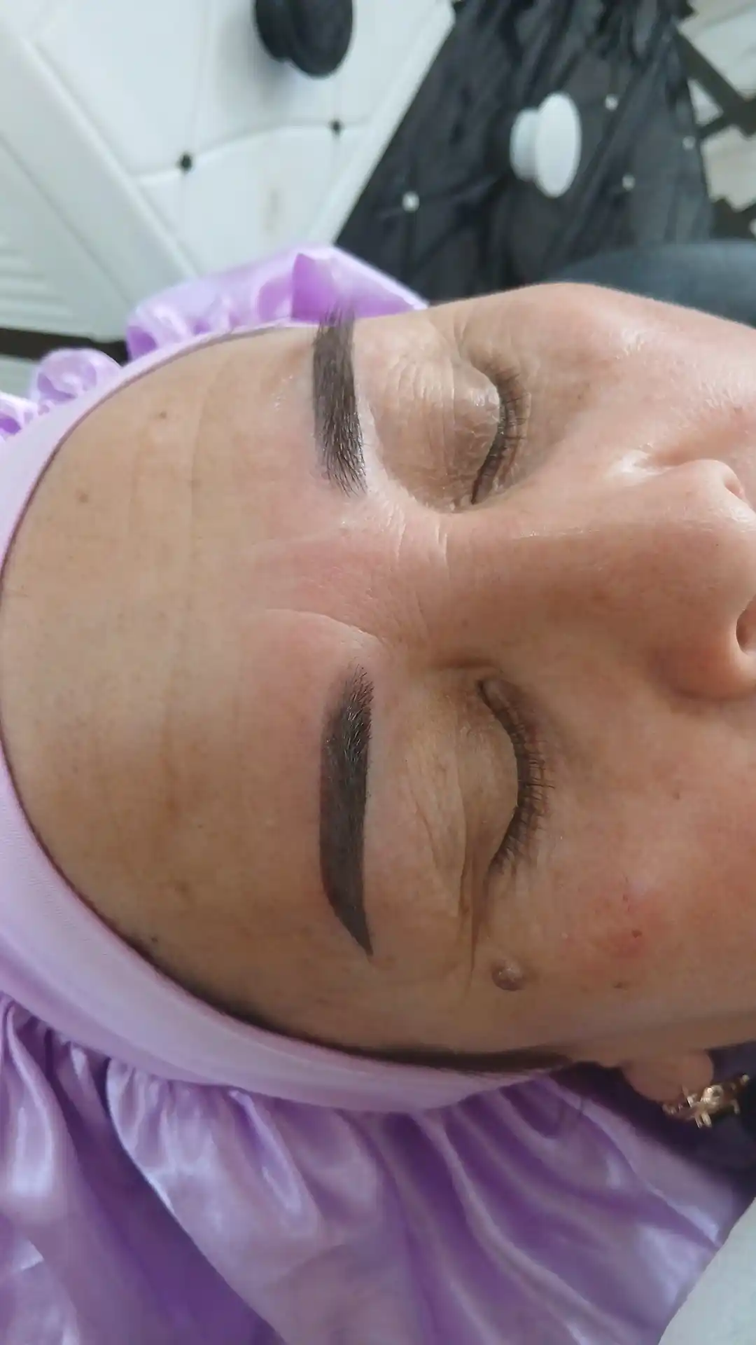 Permanent qosh bo'yanish uchun pigment Perma Color, model "Brown 2"