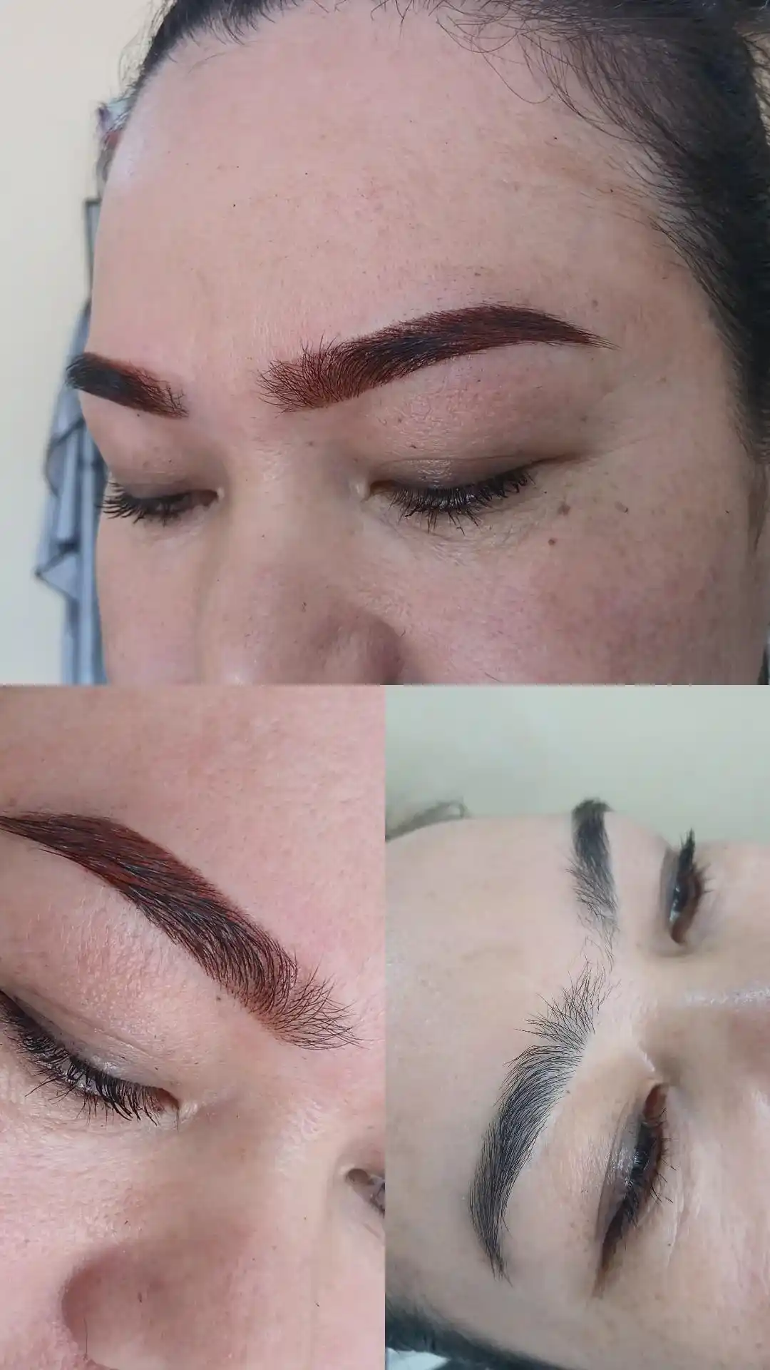 Permanent qosh bo'yanish uchun pigment Perma Color, model "Brown 2"