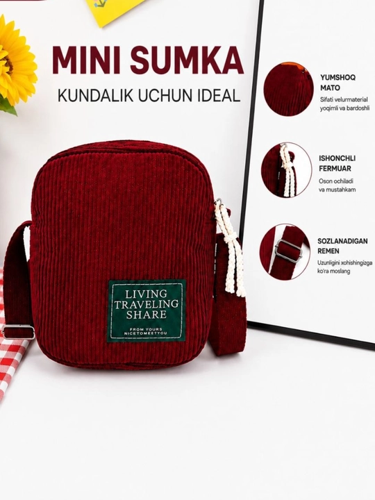 Ayollar va qizlar kichik yelka sumkasi,kross-body sumka - 