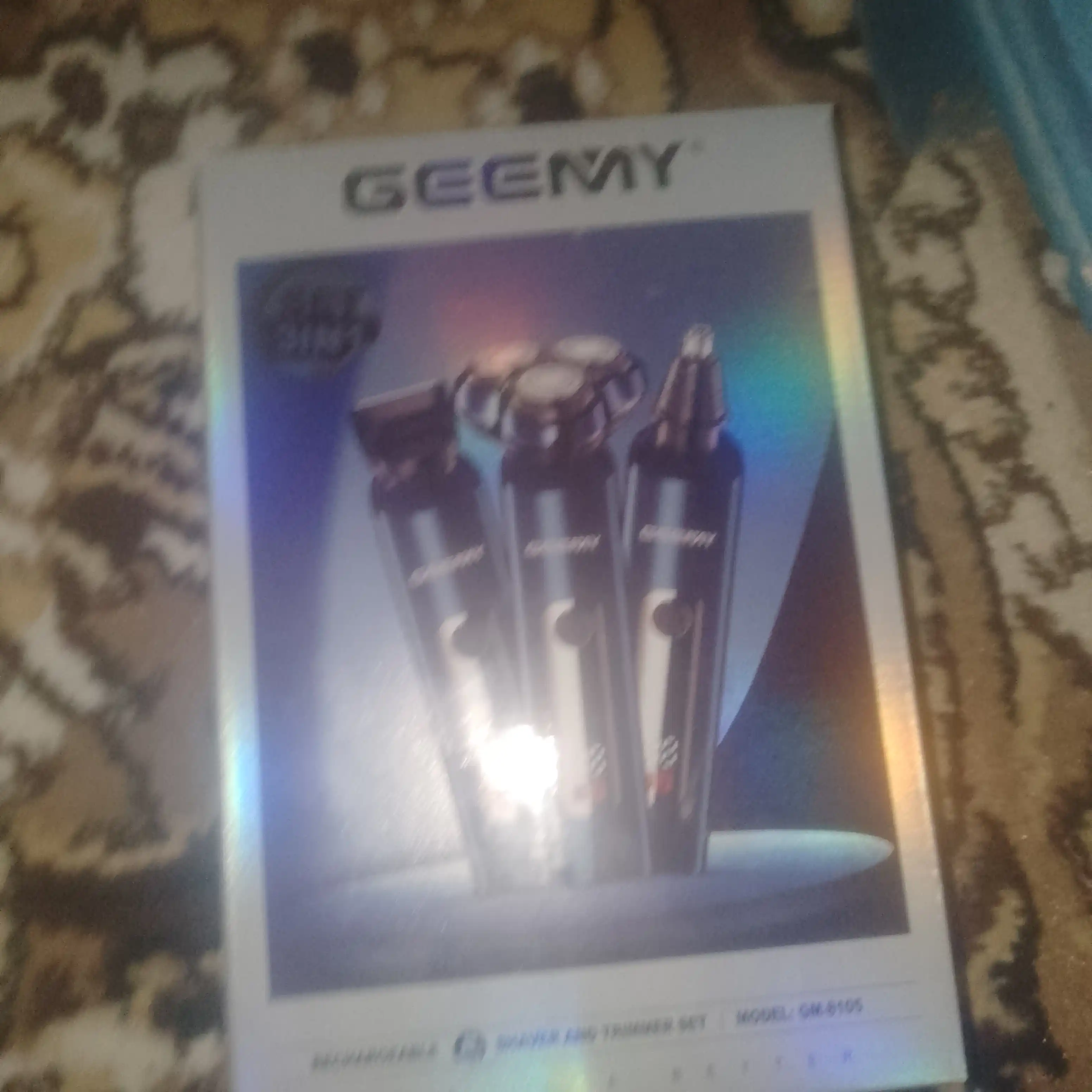Триммер, электробритва для бритья бороды, 3 в 1, Geemy, мужской триммер