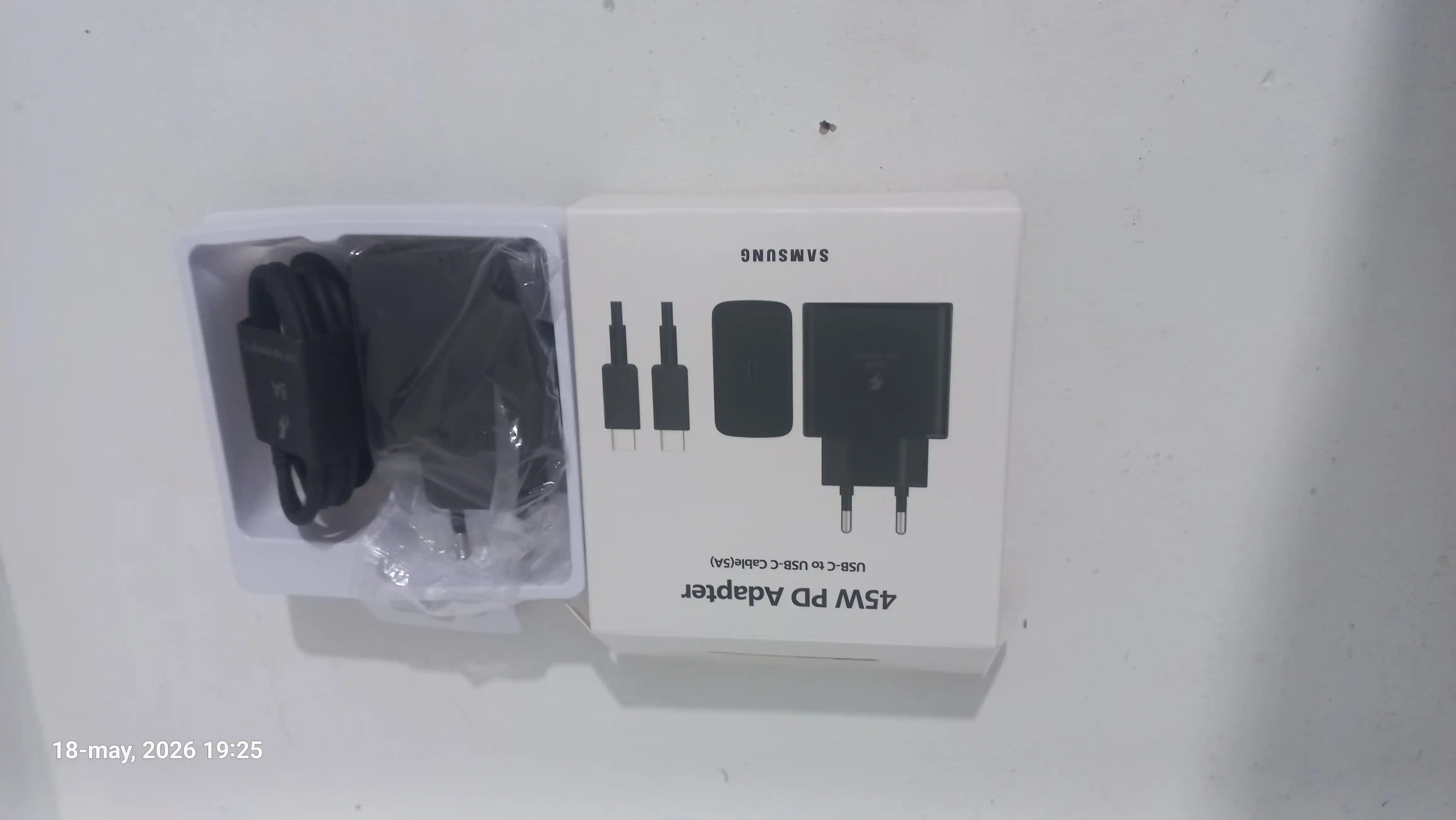 45W Zaryadlovchi Samsung Adapter (PD) + Type-C Kabel