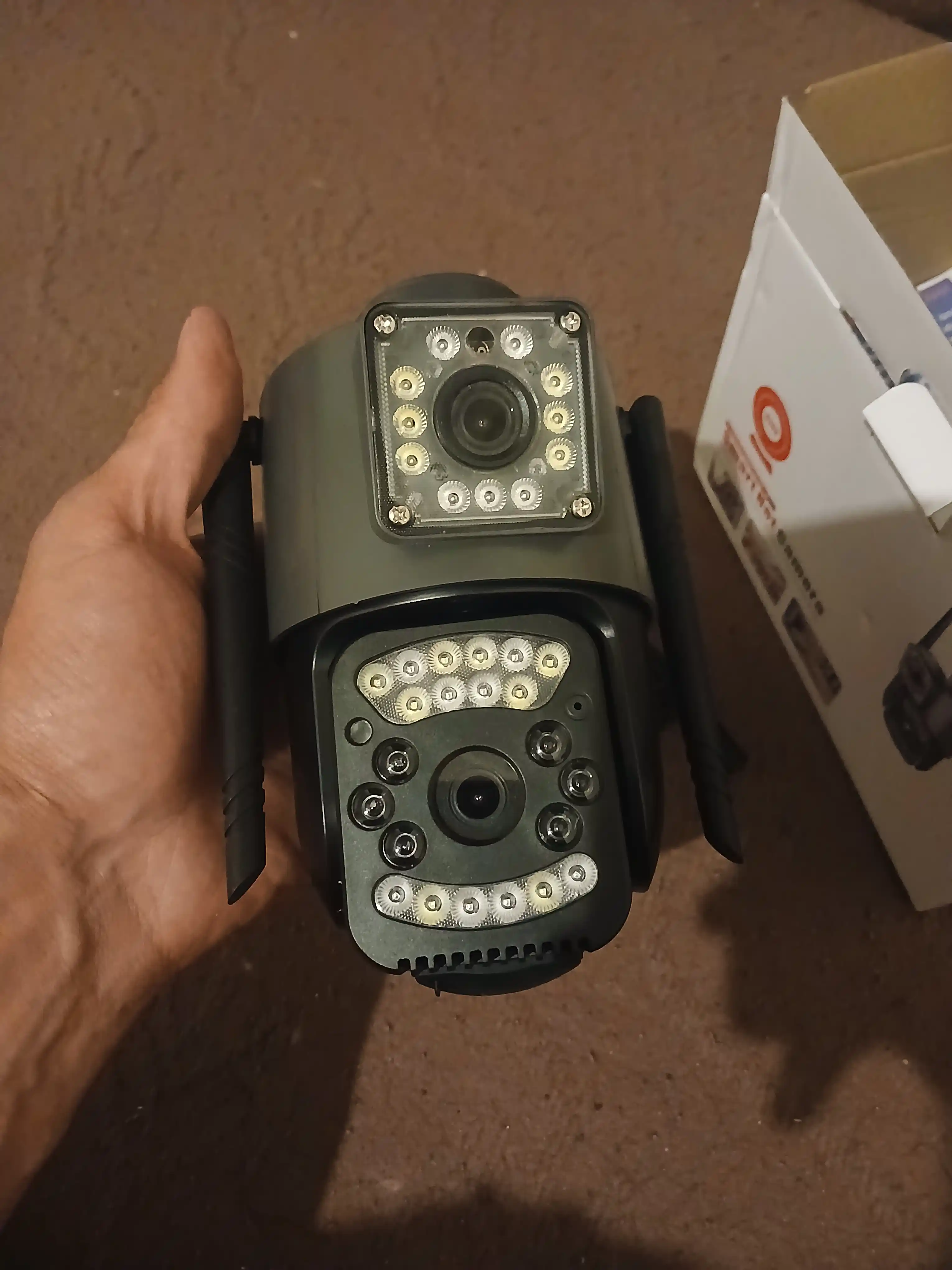 4G sim kartali kamera, 2 linzali, xavfsizlik kamerasi, Smart PTZ Camera, V380 PRO