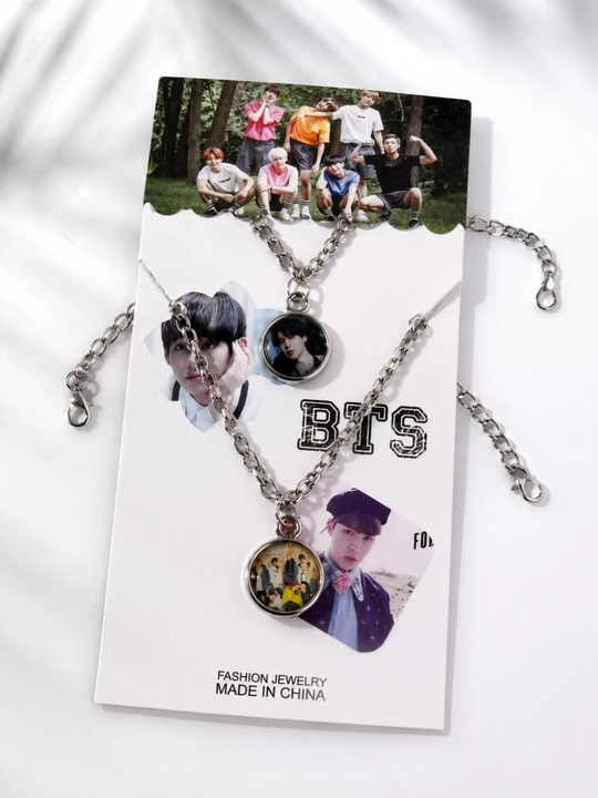 Браслет с кулоном BTS, аксессуар для фанатов K-pop