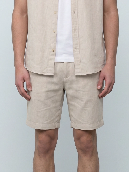 TERRA PRO erkaklar shortlari zig'ir SS25CR3-26-21954