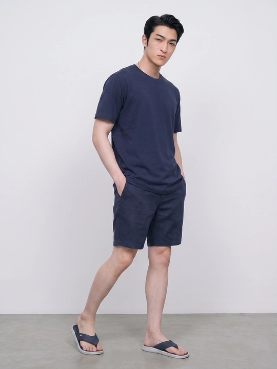 TERRA PRO erkaklar shortlari zig'ir SS25CR3-26-21954