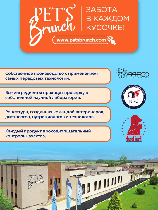 PET’S BRUNCH SENSETIVE tuyoqli ovqat hazm qiladigan mushuklar uchun quruq kuruq taom