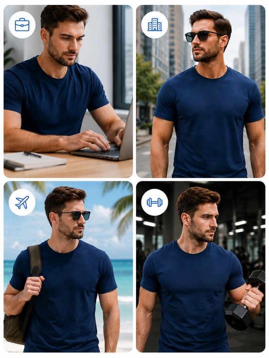 Футболка UzLook для мужчин и женщин, хлопковая дышащая, XXS–3XL