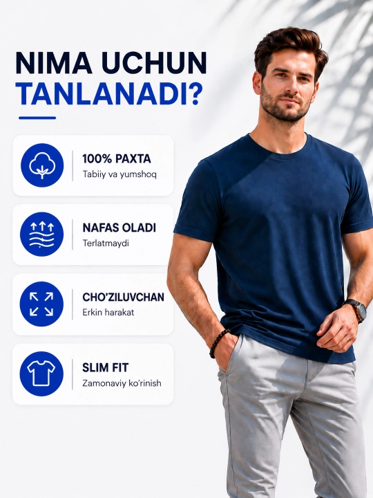 Футболка UzLook для мужчин и женщин, хлопковая дышащая, XXS–3XL