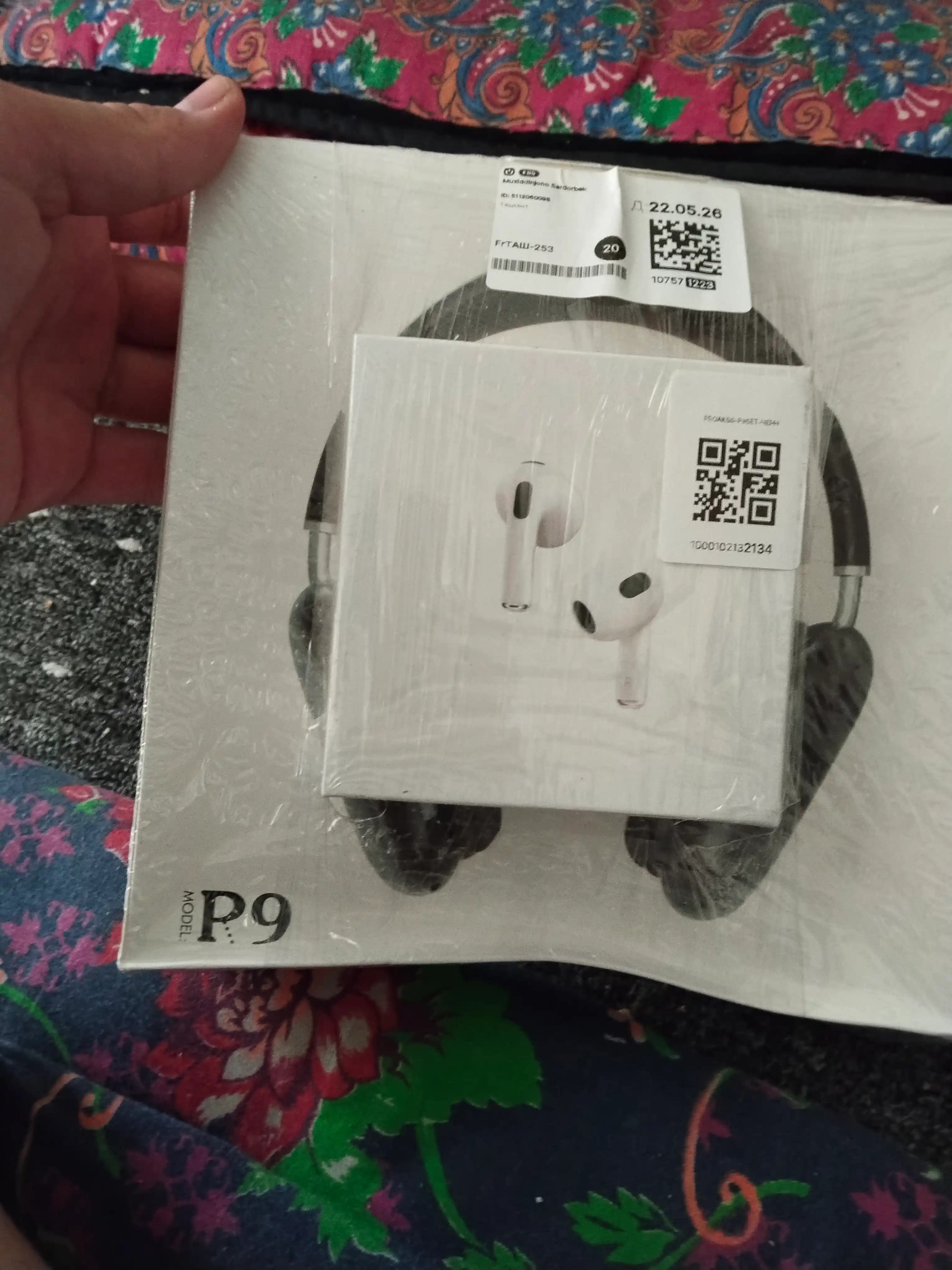 P9 simsiz Bluetooth quloqliklari + Pro 3 bonus quloqliklari