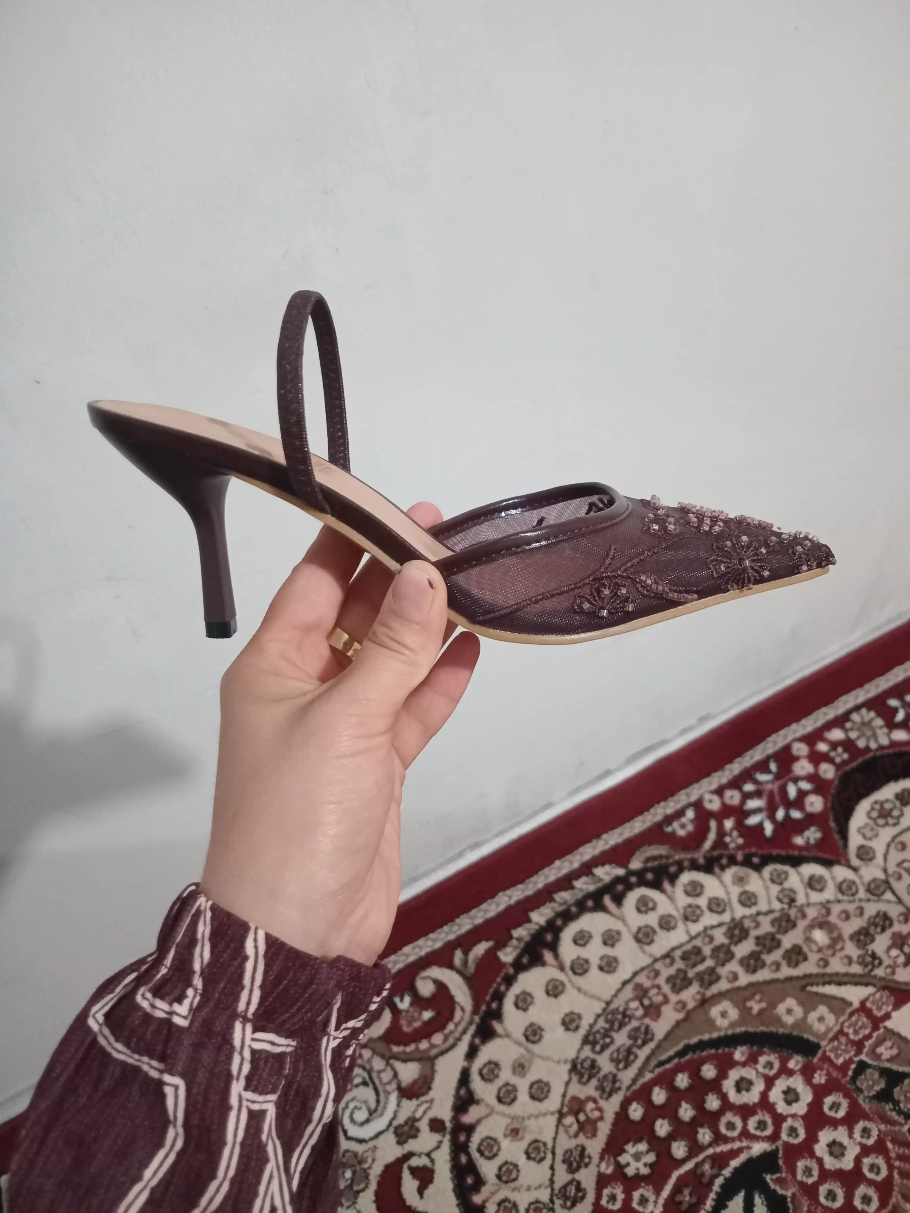 ZARA, zamonaviy uslubdagi tufli, ayollar oyoq kiyimi, qulay poyabzal