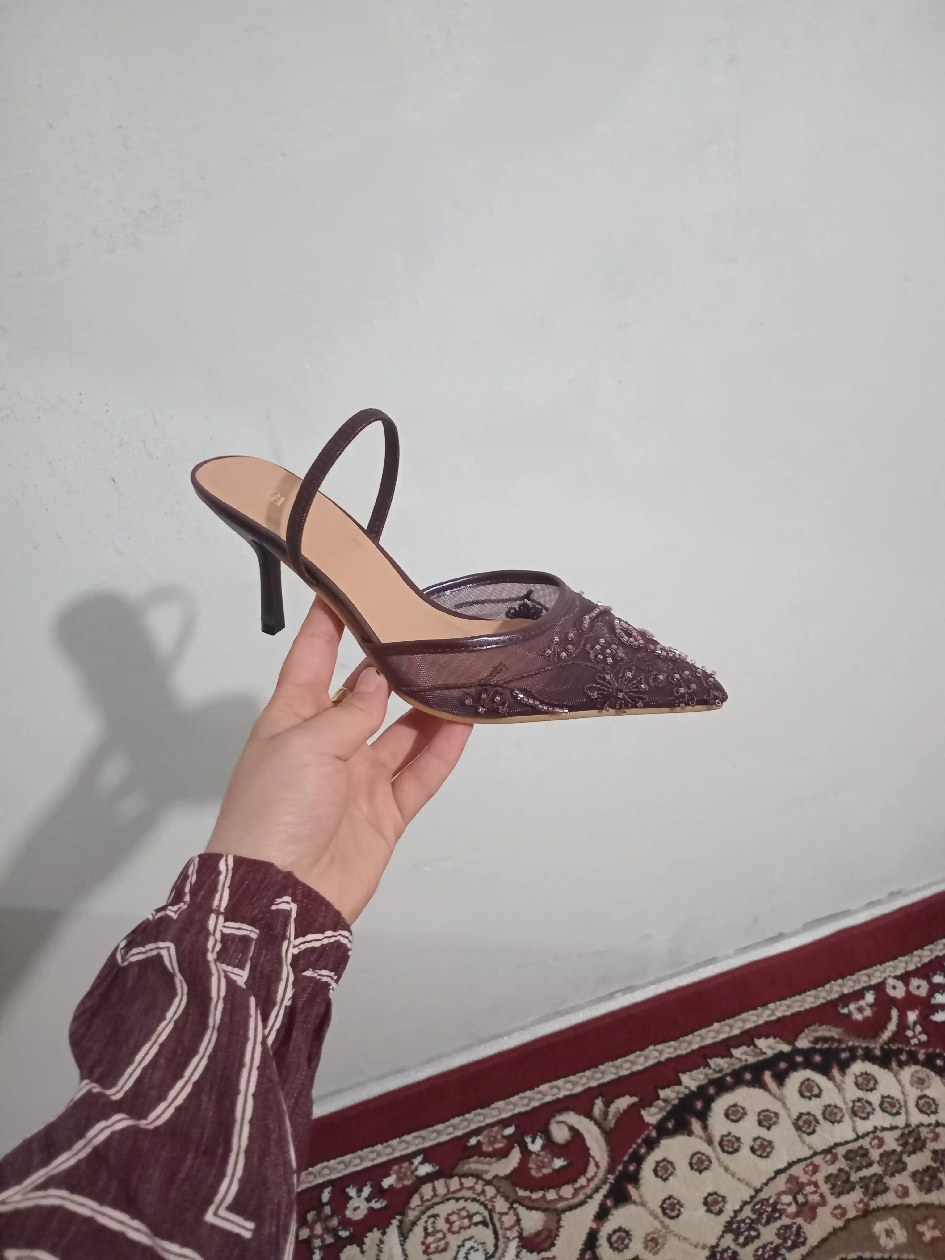 ZARA, zamonaviy uslubdagi tufli, ayollar oyoq kiyimi, qulay poyabzal