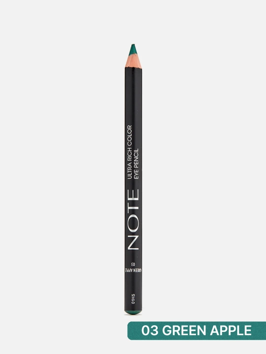 NOTE Ultra Rich Color Eye Pencil ko‘z uchun yumshoq va uzoq turuvchi qalam
