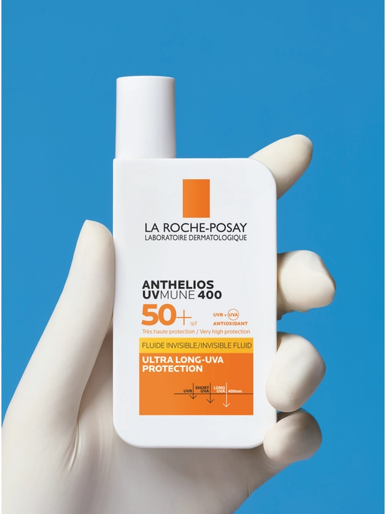 Невидимый флюид La Roche-Posay Anthelios, для лица и кожи вокруг глаз SPF 50+/PPD 46, 50 мл