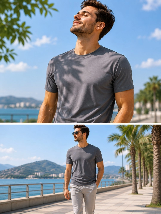 Футболка UzLook для мужчин и женщин, хлопковая дышащая, XXS–3XL