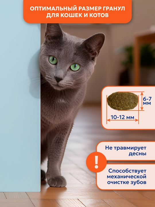 Корм сухой для стерилизованных кошек «PET’S BRUNCH ADULT STERILISED CATS» с печенью