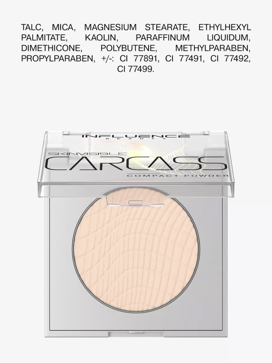 Пудра Influence Beauty Skinvisible, тон 01, 4.2 гр